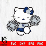 Rice Owls Hello Kitty Cheerleader Svg Eps Dxf Png File, Digital Download, Instant Download