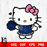 Rice Owls Hello Kitty Cheerleader 6 Svg Eps Dxf Png File, Digital Download, Instant Download