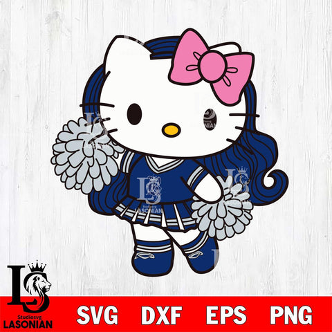 Rice Owls Hello Kitty Cheerleader 7 Svg Eps Dxf Png File, Digital Download, Instant Download