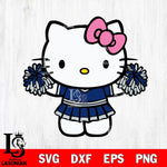 Rice Owls Hello Kitty Cheerleader 9 Svg Eps Dxf Png File, Digital Download, Instant Download