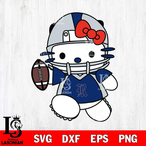 Rice Owls Hello Kitty sport 11 Svg Eps Dxf Png File, NCAA svg, Digital Download, Instant Download