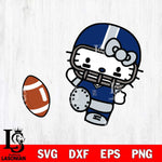 Rice Owls Hello Kitty sport 12 Svg Eps Dxf Png File, NCAA svg, Digital Download, Instant Download