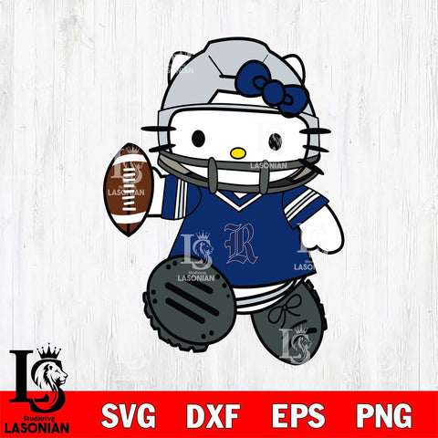 Rice Owls Hello Kitty sport Svg Eps Dxf Png File, NCAA svg, Digital Download, Instant Download