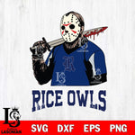 Rice Owls Jason Voorhees 11 Svg Eps Dxf Png File, Digital Download