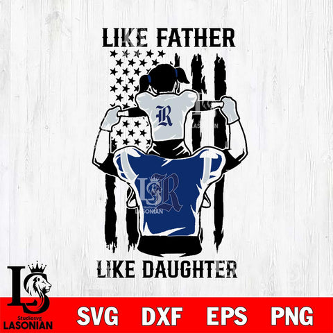 Rice Owls Like Father Like Daughter Svg Eps Dxf Png File, Digital Download, Instant Download