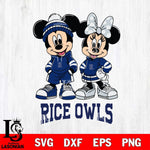 Rice Owls Mickey Minnie Rugby Hoodie Svg Eps Dxf Png File, NCAA svg , File Cut , Digital Download , Instant Download, Cut Svg Files