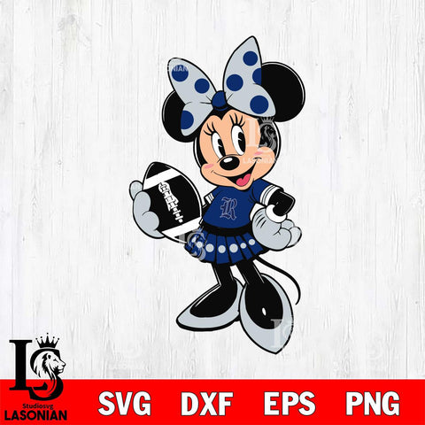 Rice Owls Minnie Mouse Svg Eps Dxf Png File, NCAA svg, Digital Download, Instant Download