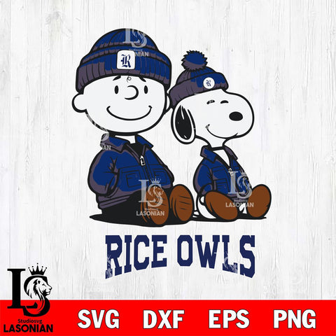 Rice Owls Snoopy Sport 6 Svg Eps Dxf Png File, Digital Download