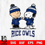 Rice Owls Snoopy Sport 9 Svg Eps Dxf Png File, Digital Download