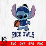 Rice Owls Stitch Disney, Svg Eps Dxf Png File, Digital Download