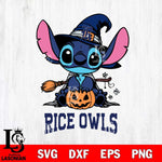 Rice Owls Stitch witch Svg Eps Dxf Png File, NCAA svg, Digital Download, Instant Download