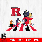 Rutgers Scarlet Knights Bluey 6 Svg Eps Dxf Png File, Digital Download, Instant Download