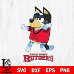 Rutgers Scarlet Knights Bluey Dad Dance Svg Eps Dxf Png File, Digital Download, Instant Download