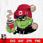 Rutgers Scarlet Knights Boujee Grinch 4 Svg Eps Dxf Png File, Digital Download, Instant Download