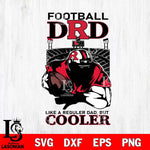 Rutgers Scarlet Knights Football Dad Cooler Svg Eps Dxf Png File, Digital Download, Instant Download