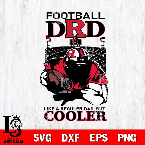 Rutgers Scarlet Knights Football Dad Cooler Svg Eps Dxf Png File, Digital Download, Instant Download