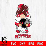 Rutgers Scarlet Knights Gnomes Helmet Svg Eps Dxf Png File, Digital Download, Instant Download