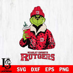 Rutgers Scarlet Knights Grinch Leopard Svg Eps Dxf Png File, Digital Download, Instant Download