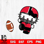 Rutgers Scarlet Knights Hello Kitty sport 12 Svg Eps Dxf Png File, NCAA svg, Digital Download, Instant Download