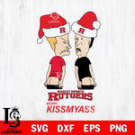 Rutgers Scarlet Knights Merry KissMyass Svg Eps Dxf Png File,NCAA Svg Files,Digital Download,Sublimation,Instant Download