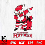 Rutgers Scarlet Knights Santa Claus Ugly Svg dxf eps png pdf file,NCAA svg,Digital Download,Cricut file