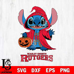 Rutgers Scarlet Knights Stitch Horror Svg Eps Dxf Png File, NCAA svg, Digital Download, Instant Download