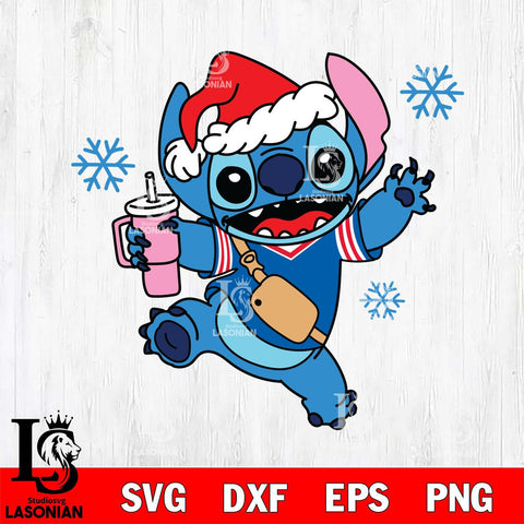 SMU Mustangs Christmas Stitch With Tumbler Svg Eps Dxf Png File, Digital Download, Instant Download