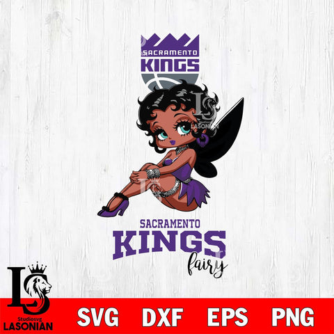 Sacramento Kings Beauty Black Fairy Betty Boop