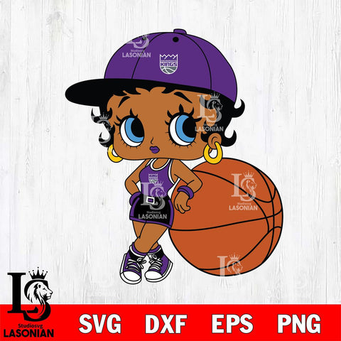 Sacramento Kings Betty Boop NBA 10 Svg Eps Dxf Png File, NBA svg, Digital Download, Instant Download