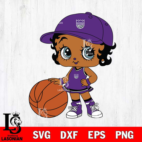 Sacramento Kings Betty Boop NBA 11 Svg Eps Dxf Png File, NBA svg, Digital Download, Instant Download