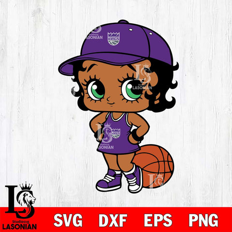 Sacramento Kings Betty Boop NBA Svg Eps Dxf Png File, NBA svg, Digital Download, Instant Download