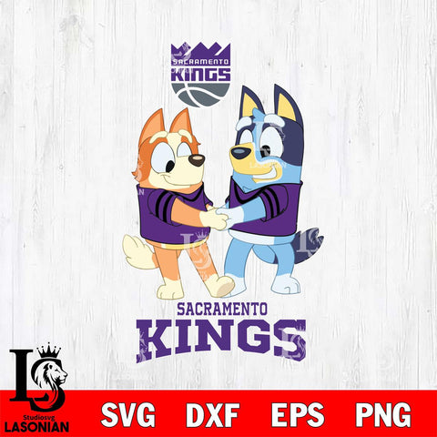 Sacramento Kings Bluey Chilli Dance Svg Eps Dxf Png File, Digital Download, Instant Download