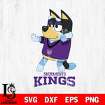 Sacramento Kings Bluey Dad Dance Svg Eps Dxf Png File, Digital Download, Instant Download