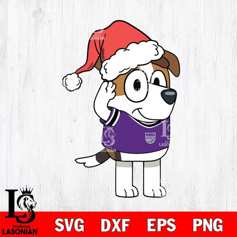 Sacramento Kings Bluey Jack Christmas Svg Eps Dxf Png File, Digital Download, Instant Download