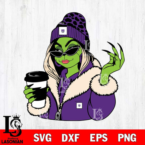 Sacramento Kings Boujee Grinch 9 Svg Eps Dxf Png File, Digital Download, Instant Download