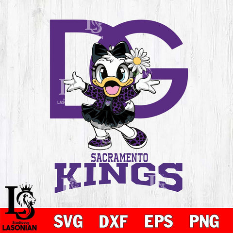 Sacramento Kings Dolce And Gabbana Daisy Duck Disney Svg Eps Dxf Png File, Digital Download, Instant Download