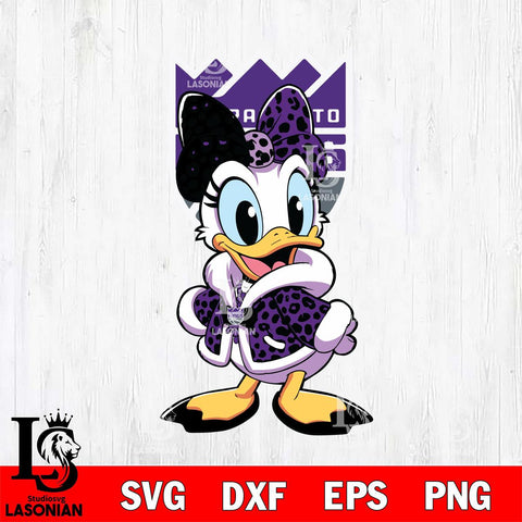 Sacramento Kings Fancy Daisy Duck Disney Svg Eps Dxf Png File, Digital Download, Instant Download