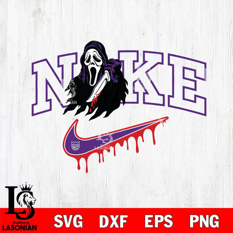 Sacramento Kings Ghostface Nike Svg Eps Dxf Png File, Digital Download, Instant Download