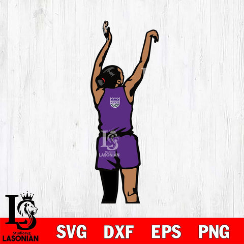 Sacramento Kings Girl Basketball Svg Eps Dxf Png File, Digital Download, Instant Download