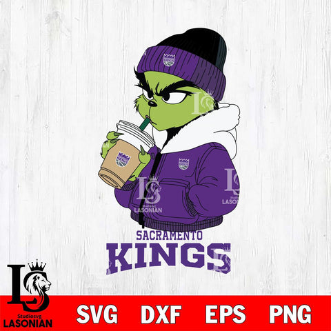 Sacramento Kings Grinch Bougie Sport Svg Eps Dxf Png File, Digital Download, Instant Download