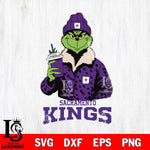 Sacramento Kings Grinch Christmas Cut Files Cricut, Svg Dxf Eps Png file , Silhouette