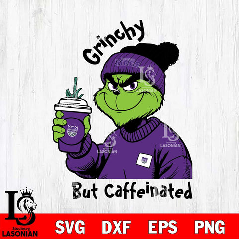 Sacramento Kings Grinchy But Caffeinated Svg Eps Dxf Png File, Digital Download, Instant Download