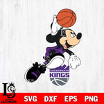 Sacramento Kings Mickey Minne 8 Nba Svg Eps Dxf Png File, NBA svg, Digital Download, Instant Download