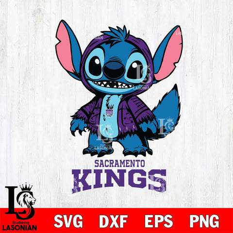 Sacramento Kings Stitch Halloween Svg Eps Dxf Png File, NBA svg, Digital Download, Instant Download