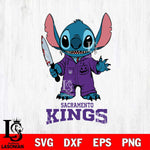 Sacramento Kings Stitch Horror 2 Svg Eps Dxf Png File, NBA svg, Digital Download, Instant Download