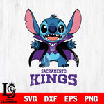 Sacramento Kings Stitch Vampire halloween Svg Eps Dxf Png File, NBA svg, Digital Download, Instant Download