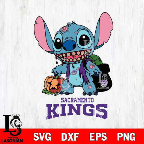 Sacramento Kings Stitch Zombie Svg Eps Dxf Png File, NBA svg, Digital Download, Instant Download