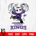 Sacramento Kings Stitch jason voorhees Halloween Svg Eps Dxf Png File, Digital Download, Instant Download