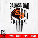 Sam Houston Bearkats Badass Dad Svg Eps Dxf Png File, Digital Download, Instant Download