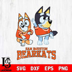 Sam Houston Bearkats Bluey Chilli Mode Dance Svg Eps Dxf Png File, Digital Download, Instant Download